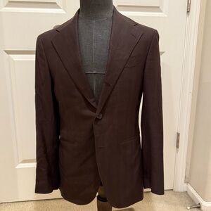 Suitsupply brown herringbone jacket